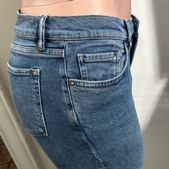 All Saints Blue Flare Wide Leg Jeans - Picture 9 of 16